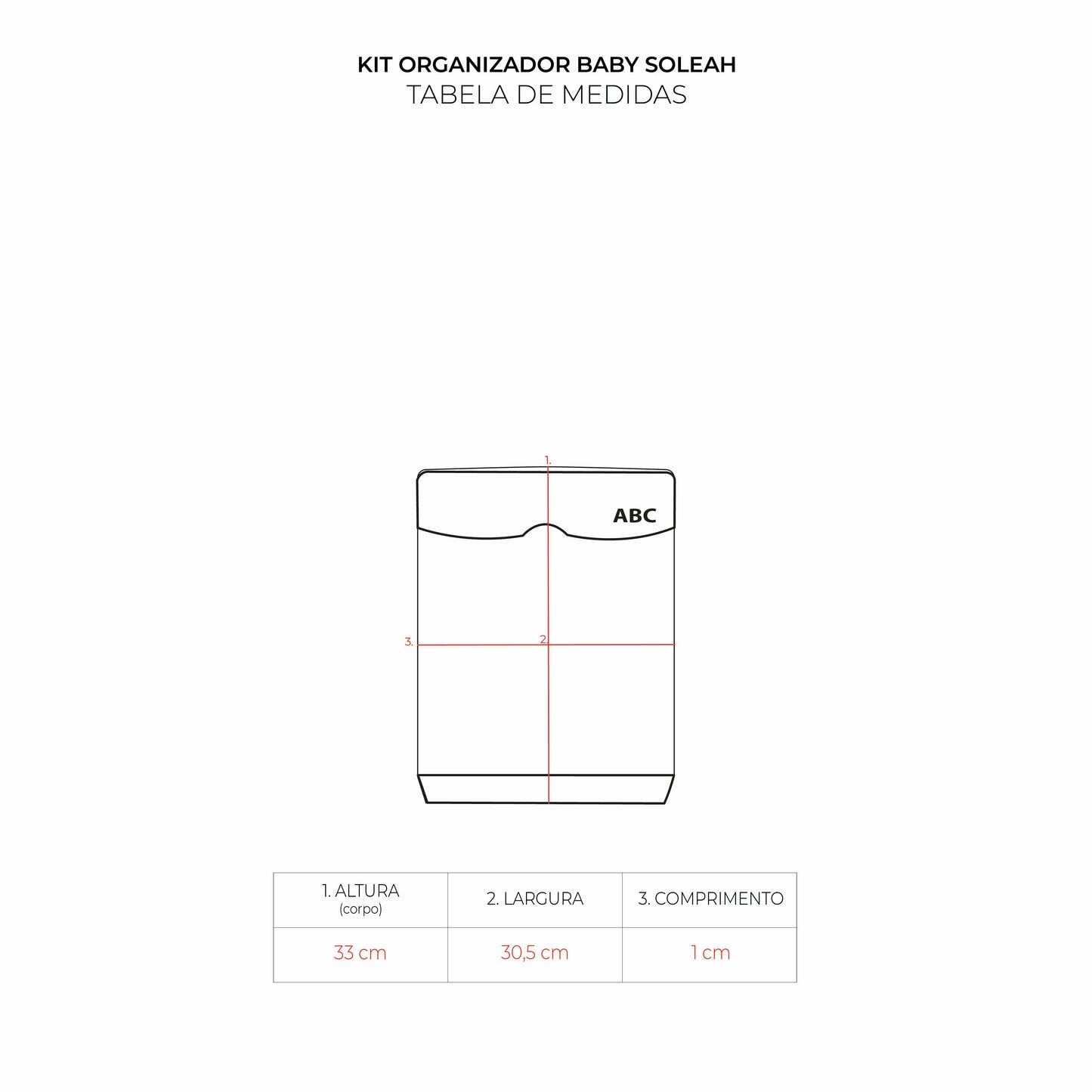 Kit Organizador Baby Soleah Lavanda