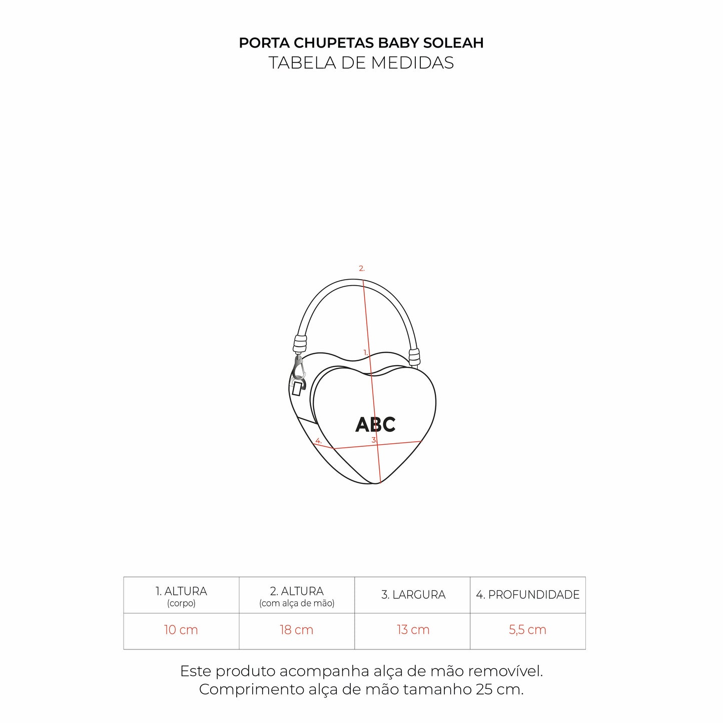 Porta Chupetas Baby Soleah Cinza Escuro