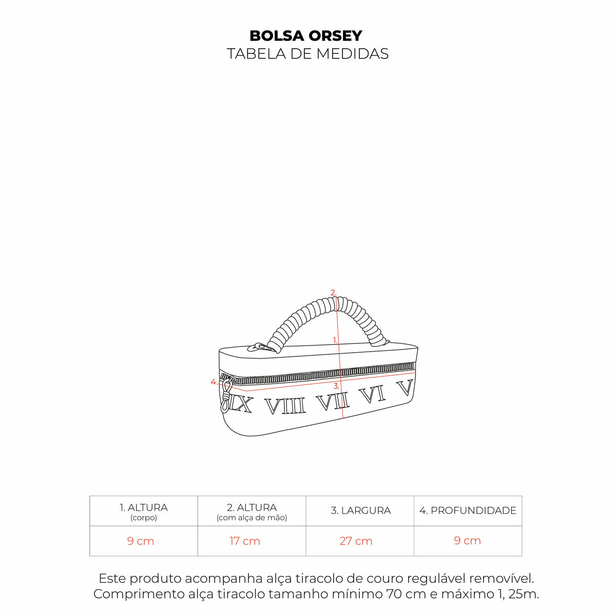 Bolsa Estojo Orsey Preto