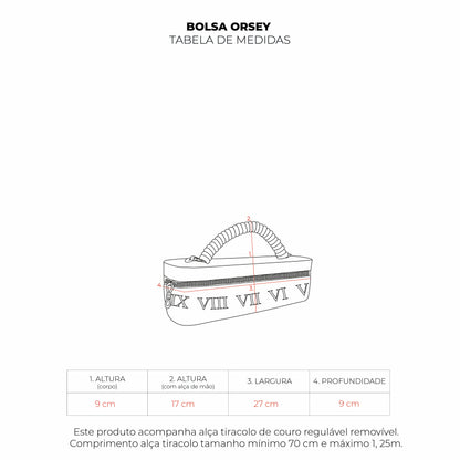 Bolsa Estojo Orsey Bege