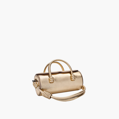 Handbag Baby Cilindro Eos Lyra Ouro