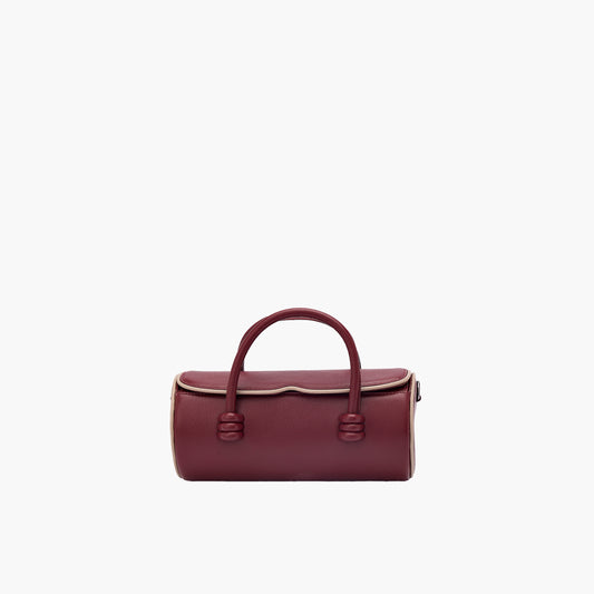 Handbag Baby Cilindro Eos Lyra Vinho