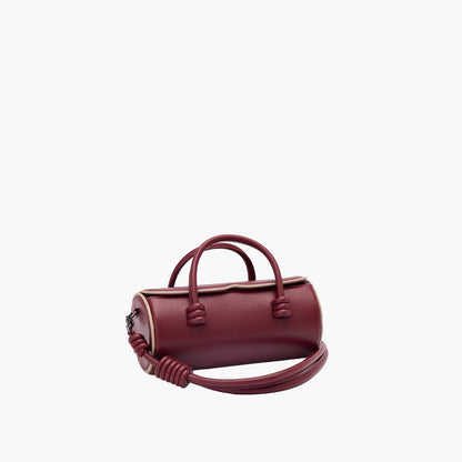 Handbag Baby Cilindro Eos Lyra Vinho