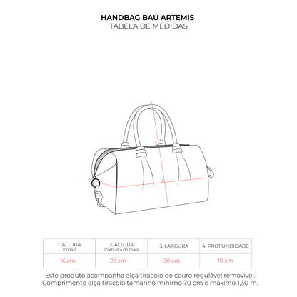 Handbag Baú Artemis Lyra Roxo