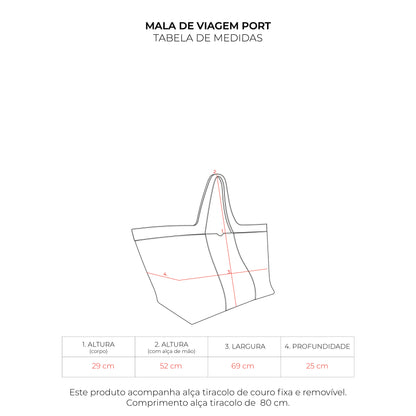 Mala de Viagem Port Bofill Marrom