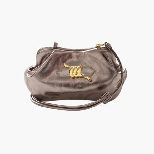 Bolsa Clutch Aurum Soleah + Maria Dolores Ônix