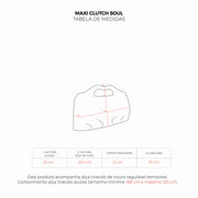 Bolsa Maxi Clutch Soul Marinho