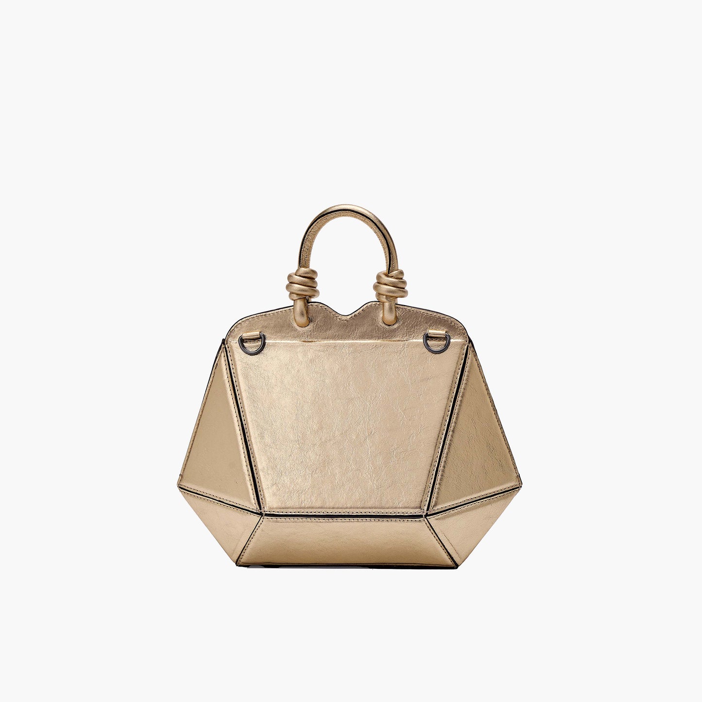 Mini Bolsa Diamante Ouro