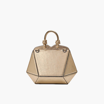 Mini Bolsa Diamante Ouro