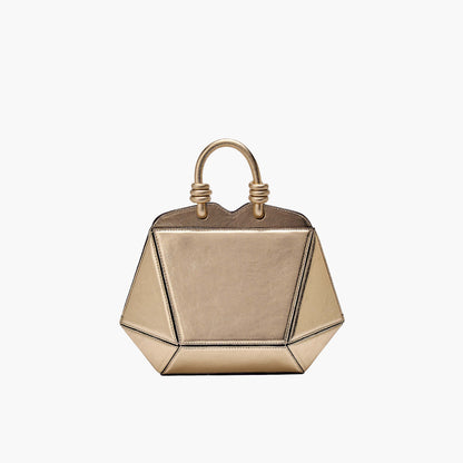 Mini Bolsa Diamante Ouro