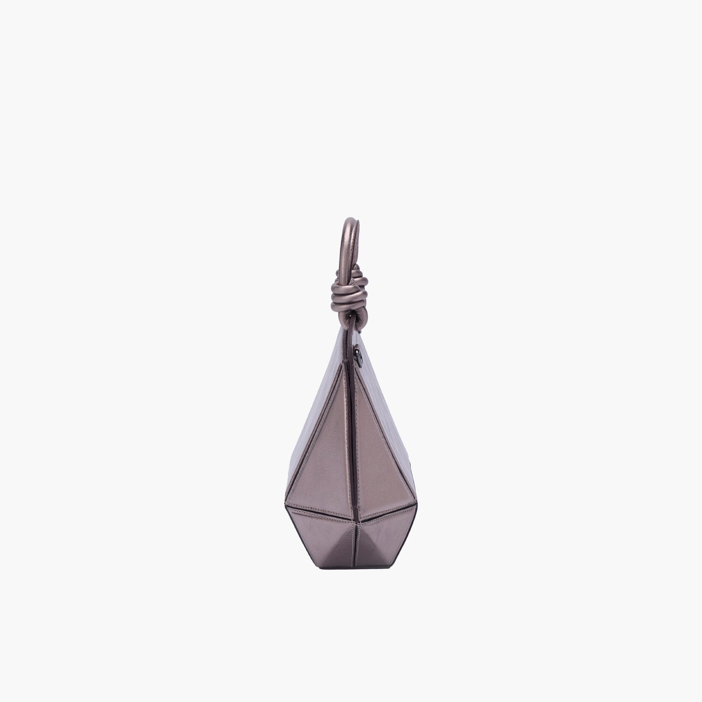Mini Bolsa Diamante Prata