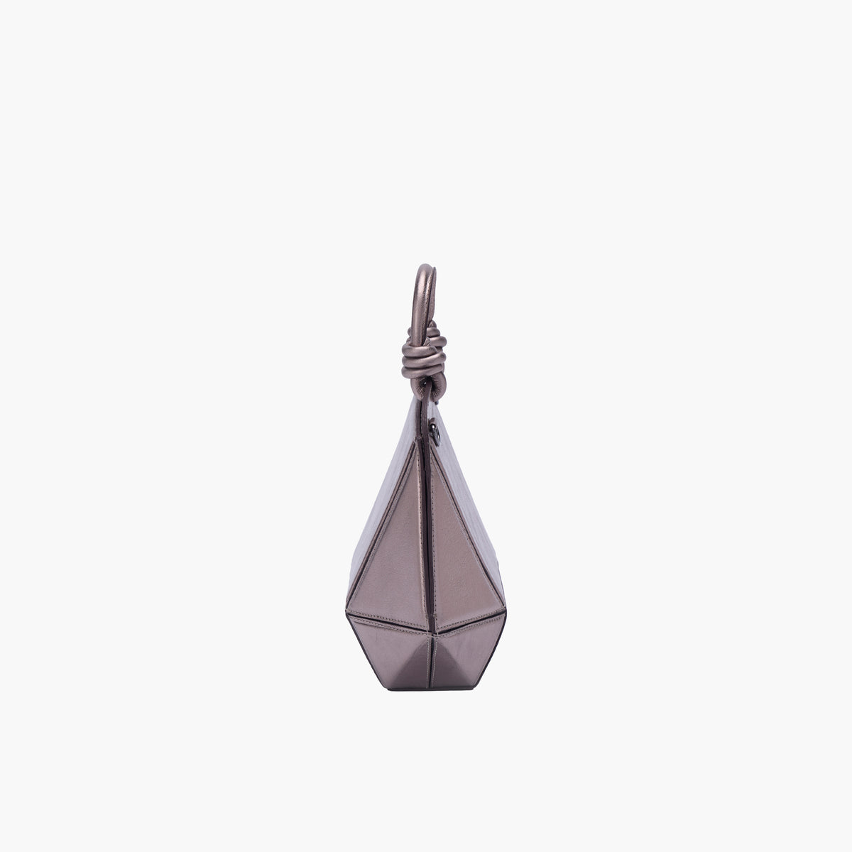 Mini Bolsa Diamante Prata