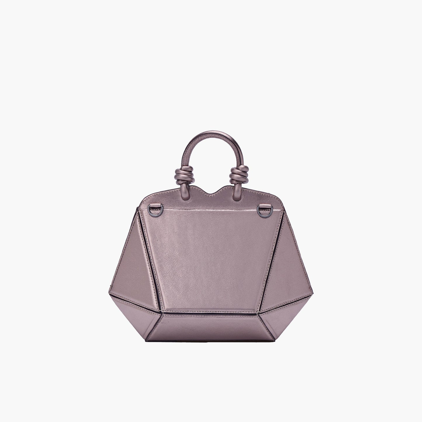 Mini Bolsa Diamante Prata
