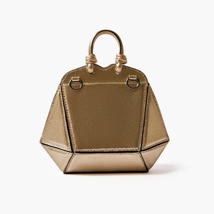 Mini Bolsa Diamante Ouro