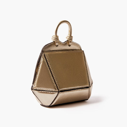 Mini Bolsa Diamante Ouro