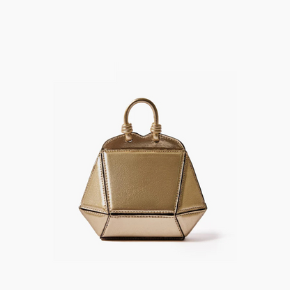 Mini Bolsa Diamante Ouro