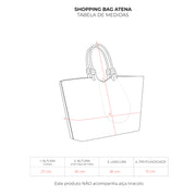 Shopping Bag Atena Lyra Roxo