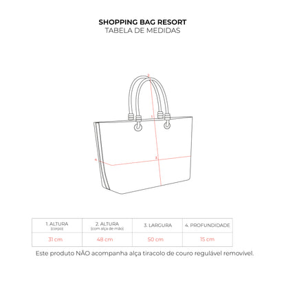 Shopping Bag Resort Caramelo