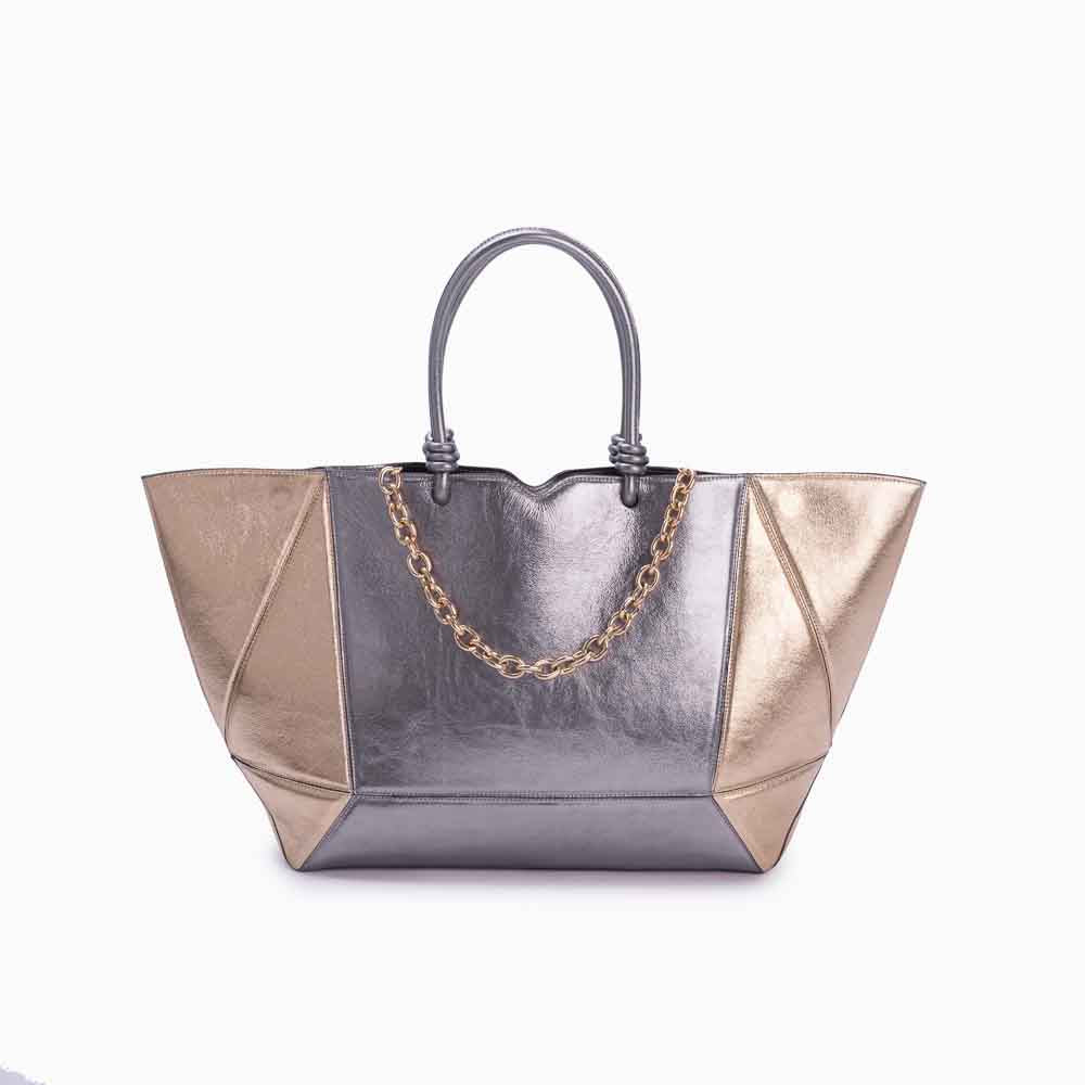 Shopping Bag Diamante Metalizado