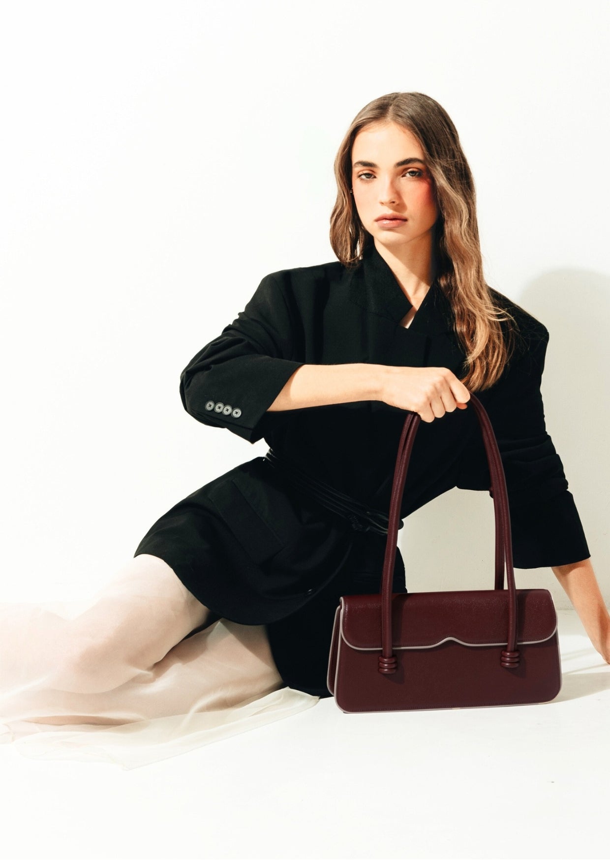 Shoulder Bag Afrodite Lyra Vinho