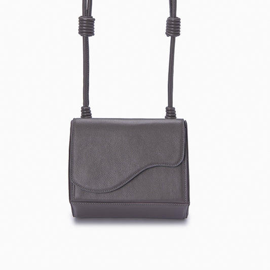 Bolsa Tiracolo Norah Cinza Escuro