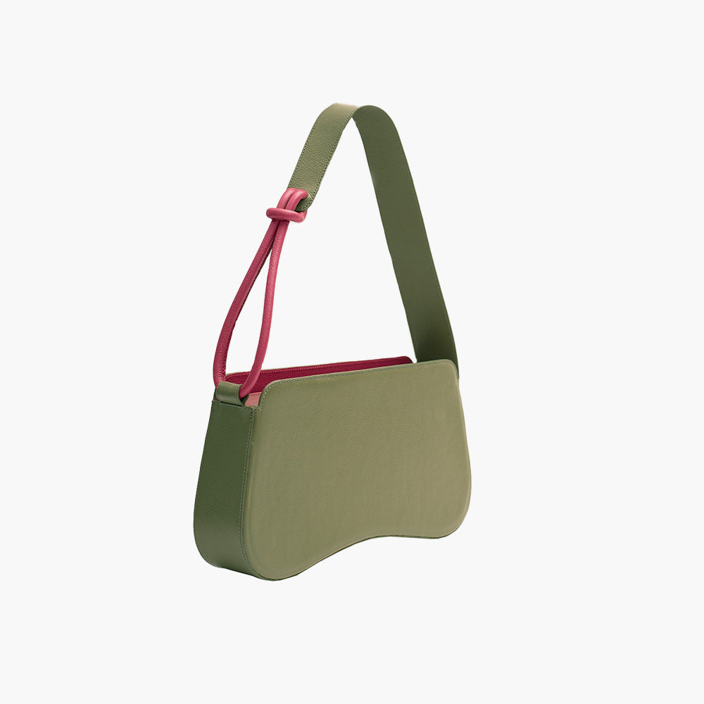 Bolsa Baguette Nina Verde Pesto