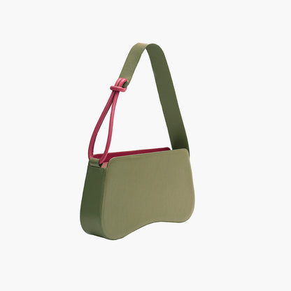 Bolsa Baguette Nina Verde Pesto