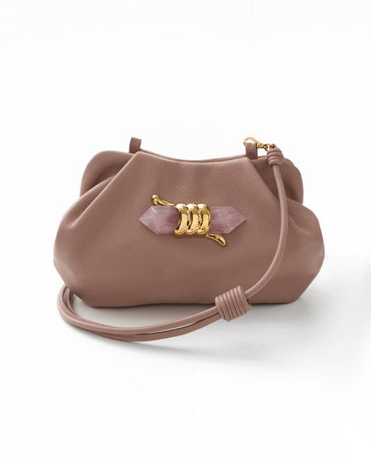 Bolsa Clutch Aurum Soleah + Maria Dolores Rosa