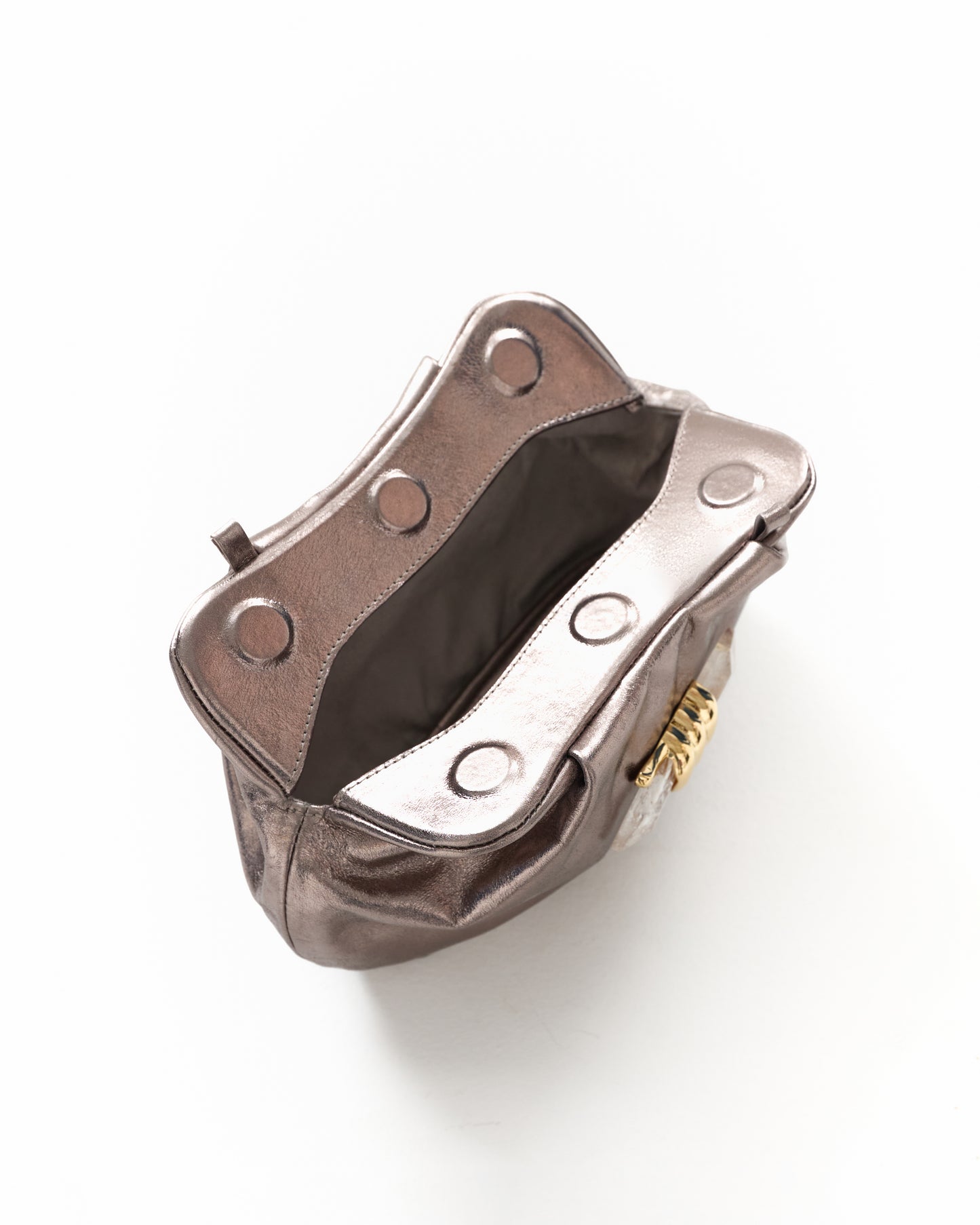 Bolsa Clutch Aurum Soleah + Maria Dolores Ônix