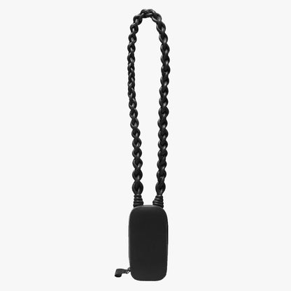 Bolsa Estojo Trenza Preto