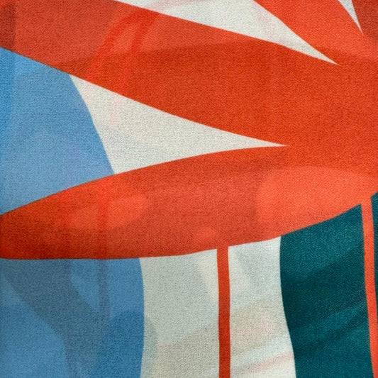 Lenço Estampado Resort Colorido