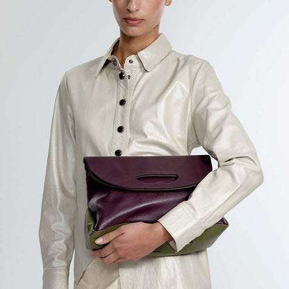 Maxi Clutch Brera Metrópoles Roxo