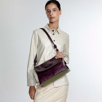 Maxi Clutch Brera Metrópoles Roxo