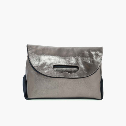 Maxi Clutch Brera Metrópoles Prata
