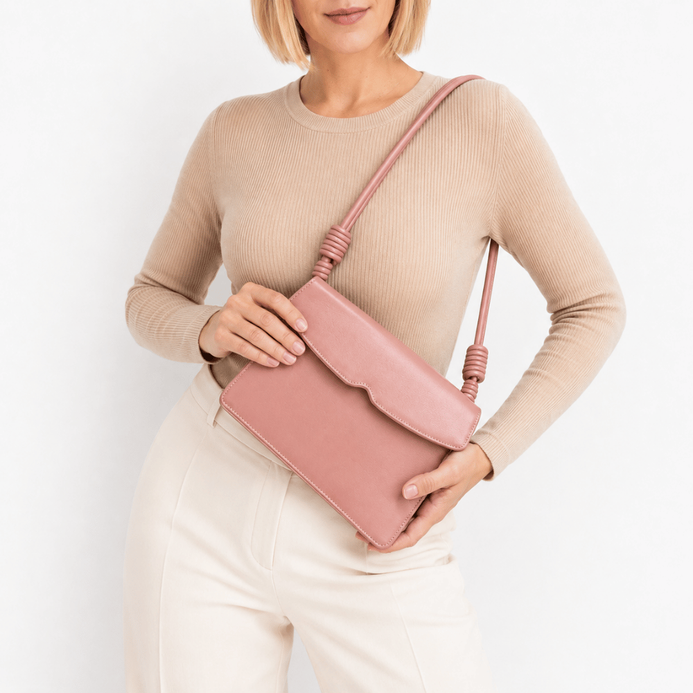 Bolsa Tiracolo Sevillana Rosa