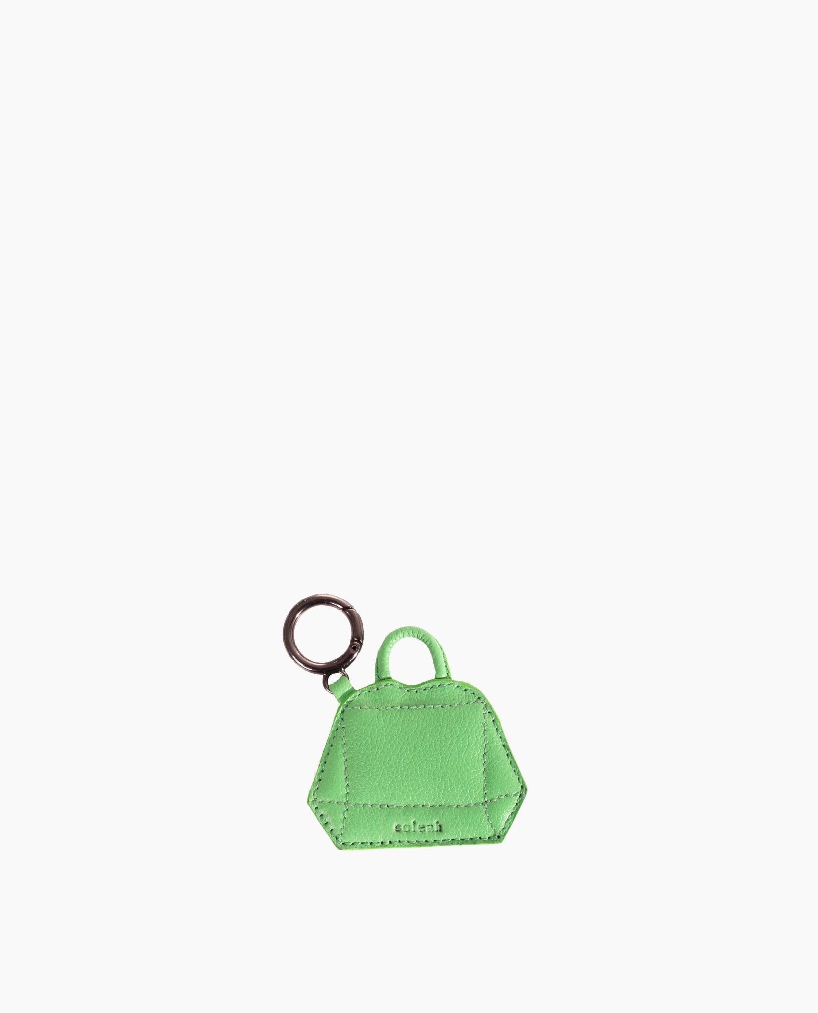 CHAVEIRO CHARM COLECIONÁVEL DIAMANTE VERDE GRASS | Soleah