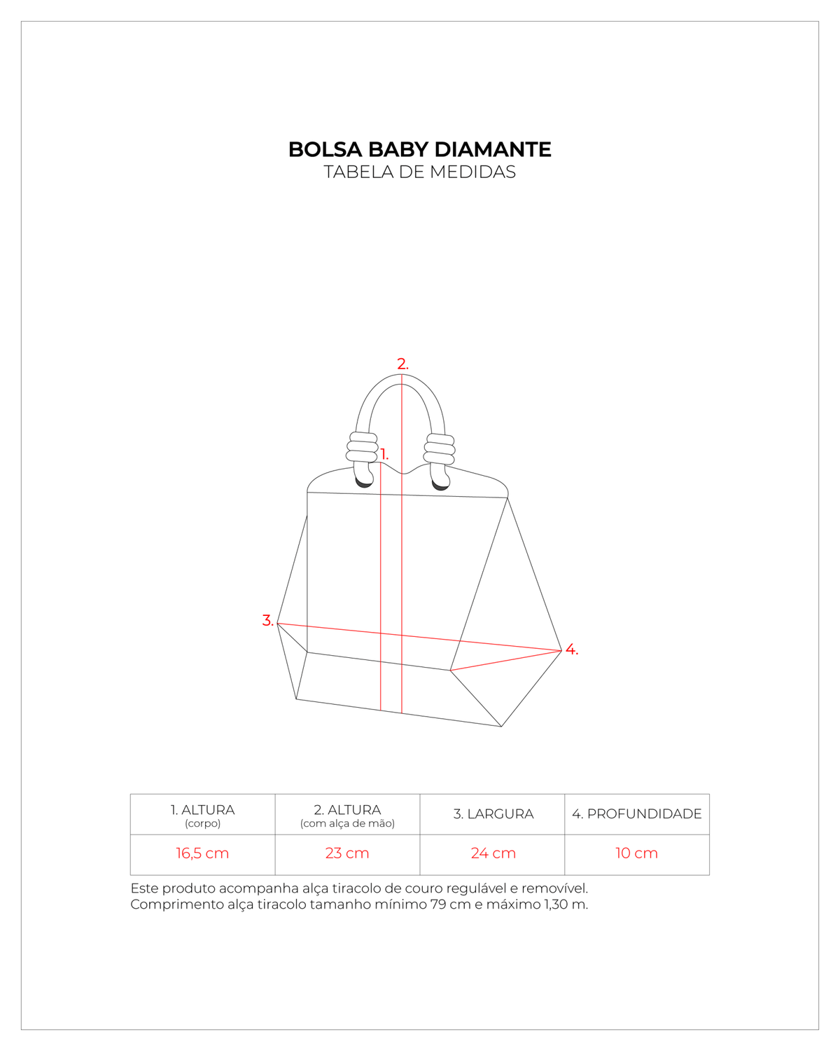 Baby Bolsa Diamante Ouro