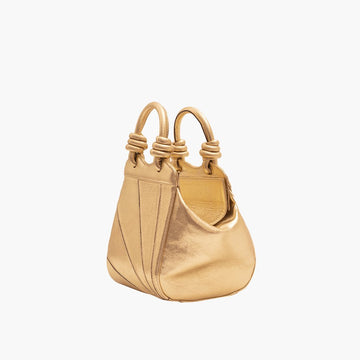 Handbag Tule Diamante Ouro