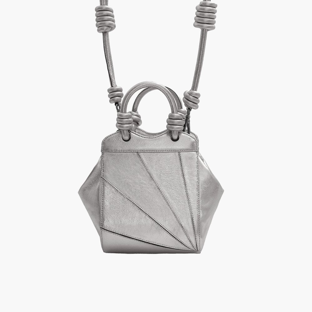 Handbag Tule Diamante Prata
