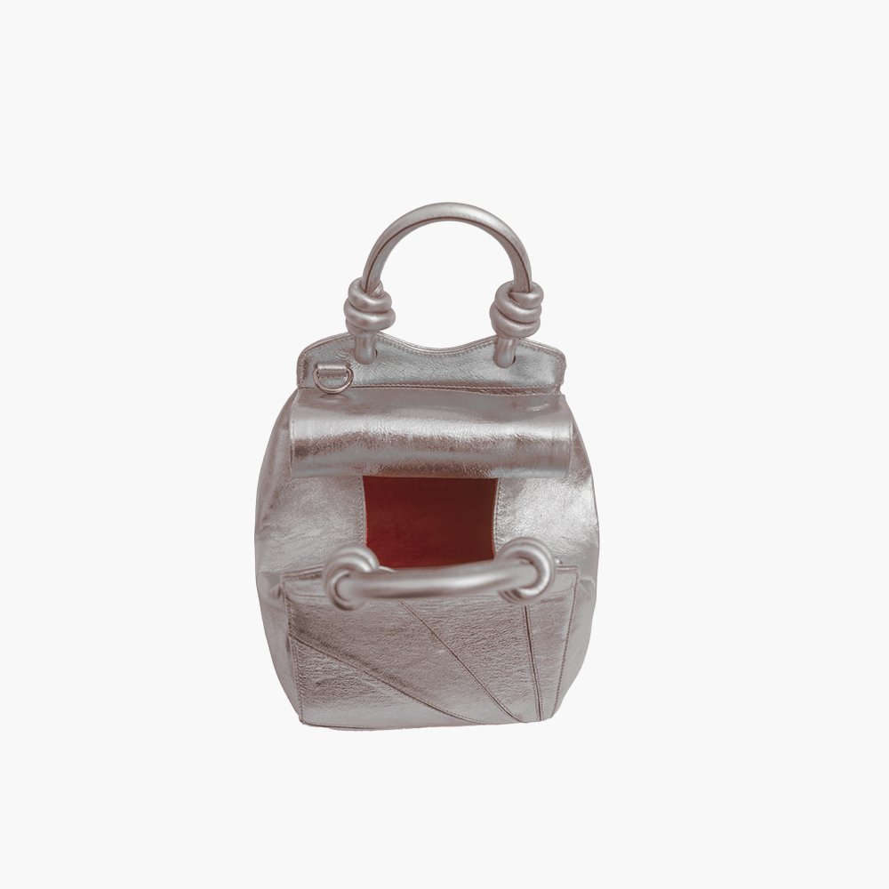 Handbag Tule Diamante Prata