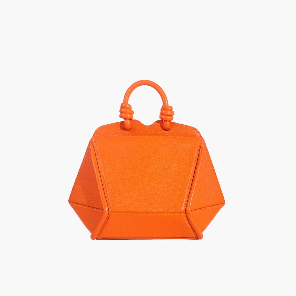 Bolsa Handbag Mini Diamante Laranja Sunrise