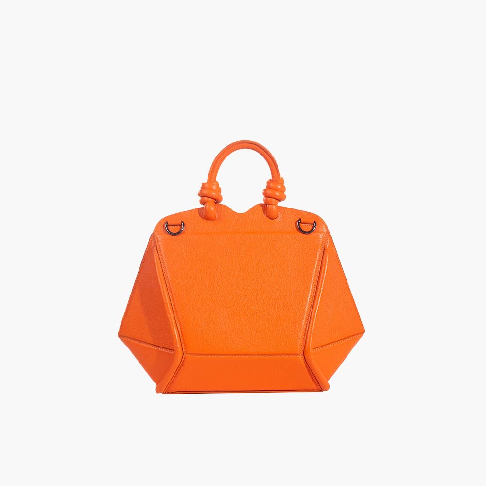 Bolsa Handbag Mini Diamante Laranja Sunrise