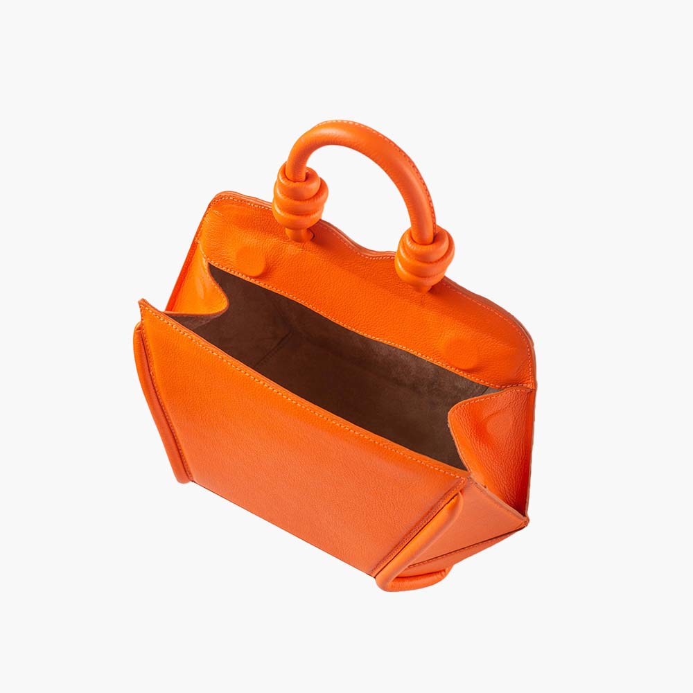 Bolsa Handbag Mini Diamante Laranja Sunrise