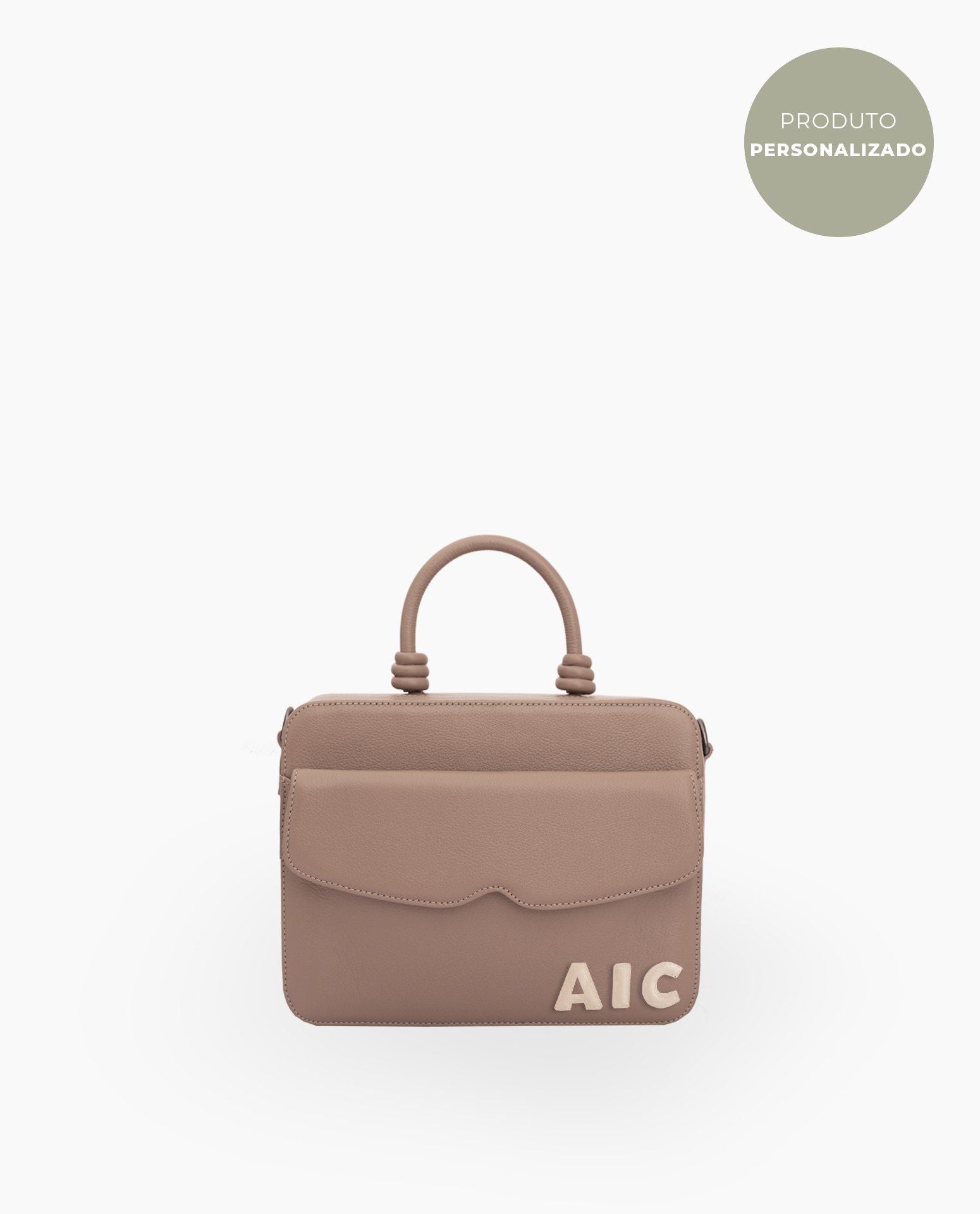 BOLSA DE COURO ANTONELLA PERSONALIZADO