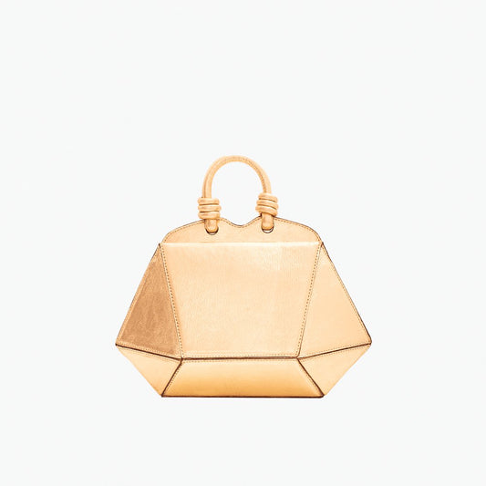 Mini Bolsa Diamante Ouro