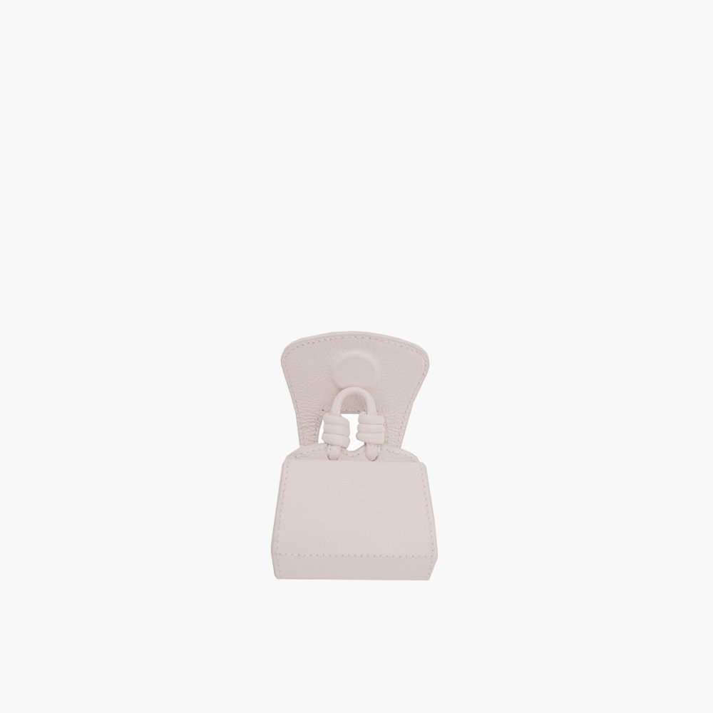 Nano Bolsa de Couro Paseo Off White