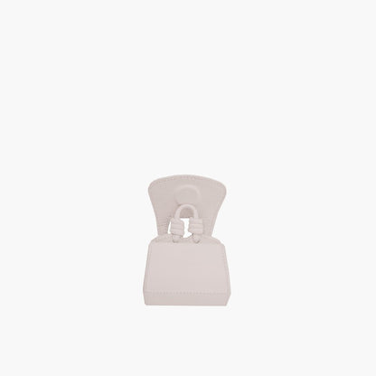 Nano Bolsa de Couro Paseo Off White