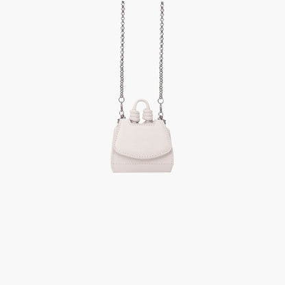 Nano Bolsa de Couro Paseo Off White