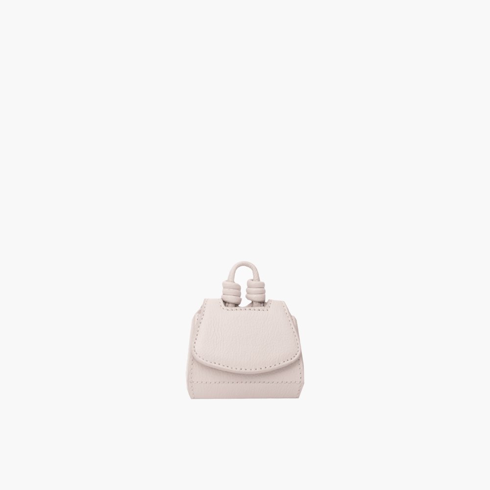 Nano Bolsa de Couro Paseo Off White