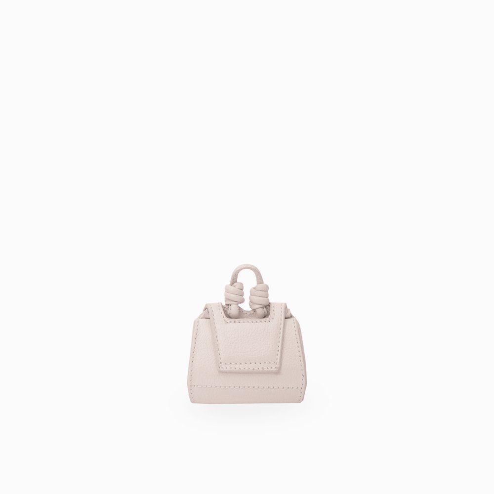 Nano Bolsa de Couro Paseo Off White